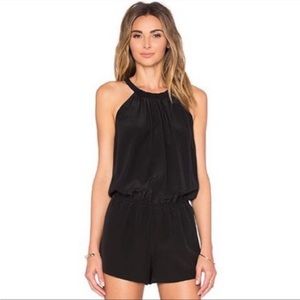 Joie Black Silk Halter Jumpsuit